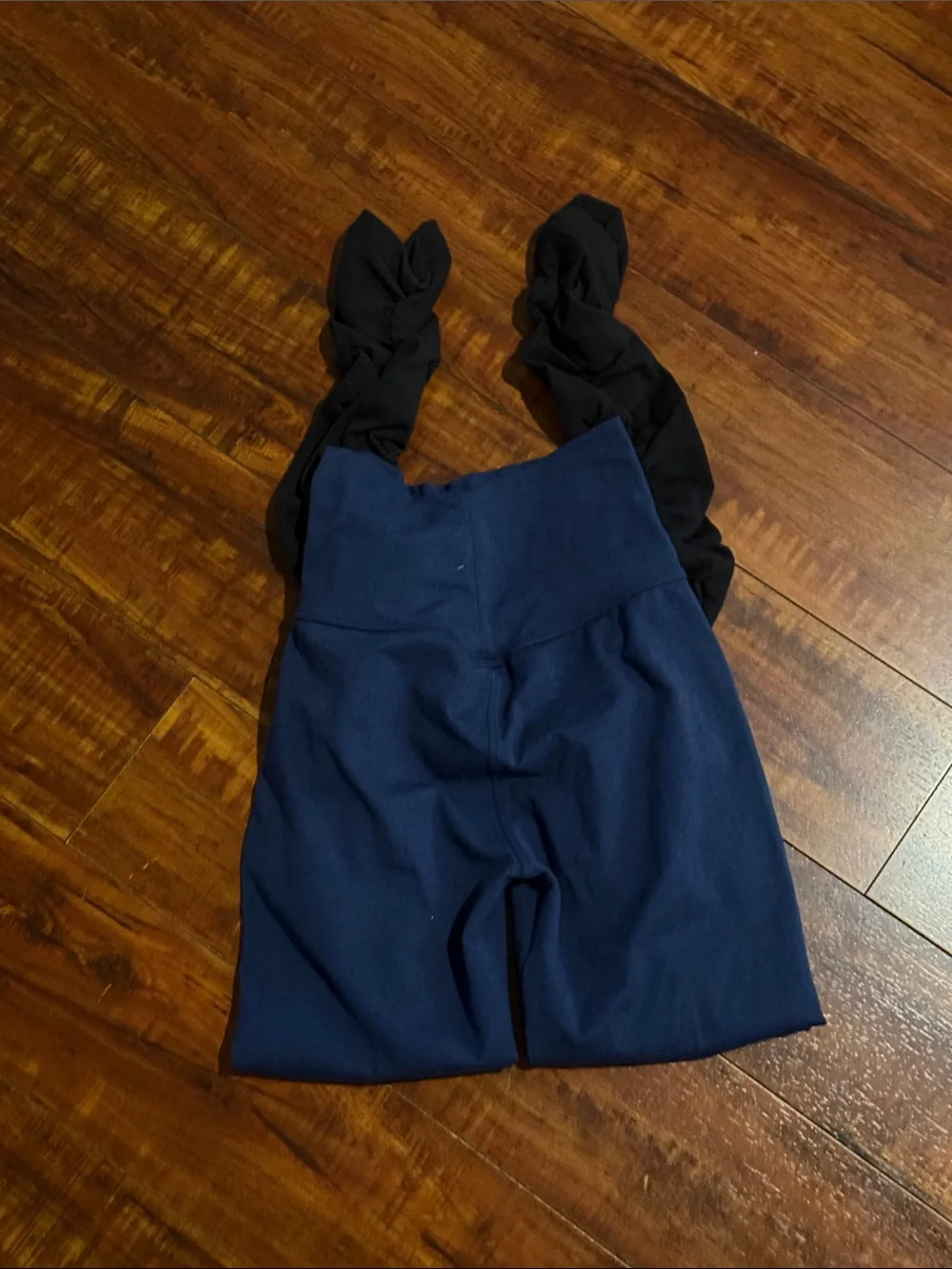 Bombshell Sportswear Navy Blue High Waisted Leg Warmer Leggings